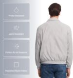 Weatherproof Men's Golf Jacket - Lightweight Windbreaker, Water-Resistant Microfiber Shell, Perfect for Golf & Casual Wear - Image 3