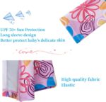 UMELOK Baby Girls' One Piece Swimsuit Full Zip UPF 50+ Sun Protection Swimwear Rash Guard Swim Suit - Image 6