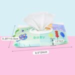 4 Pack Baby Wipes Dispenser, Refillable Travel Wet Wipes Holder Portable Reusable Wipe Case Lightweight Waterproof with Sealed Zipper to Keep Wipes Clean and Moist - Image 4