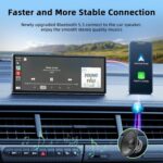 LAMTTO 9.26-inch Wireless CarPlay Screen for Car Compatable with Apple CarPlay& Android Auto,Portable Car Stereo with GPS Navigation,Bluetooth,Mirror Link,Drive Play,Touch Screen for All Vehicles - Image 5