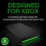 Seagate Game Drive SSD for Xbox 1TB External Solid State Drive - 3.5 Inch, USB 3.2 Gen 1, with built-in Green LED and Rescue Services (STLD1000400) - Image 4