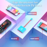 Switch Dock Switch Docking Station for Nintendo, Portable Switch TV Adapter Support 4K/60HZ Switch TV Dock Mode Compatible Steam Deck/Switch OLED, Switch Travel Dock with HDMI2.0 USB3.0 Port - Image 3