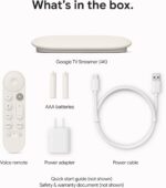 Google TV Streamer 4K - Fast Streaming Entertainment on Your TV with Voice Search Remote - Watch Movies, Shows, Live TV, and Netflix in 4K HDR - Smart Home Control - 32 GB of Storage - Porcelain - Image 11