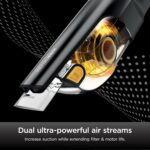 Shark UltraCyclone Pet Pro Plus Cordless Hand Vacuum, Powerful Suction, Handheld Vacuum for Car & Home, Pet Power Brush, Crevice Tool, Scrubbing Brush, XL Dust Cup, Black, CH951 - Image 7