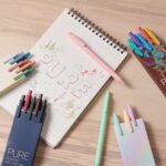 Kaco Gel Pens 20 Assorted Color Ink 0.5mm Fine Point, Cute Stationery Journaling Note Taking Pens Retractable Office Supplies - Image 8
