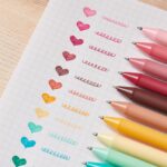 Kaco Gel Pens 20 Assorted Color Ink 0.5mm Fine Point, Cute Stationery Journaling Note Taking Pens Retractable Office Supplies - Image 9