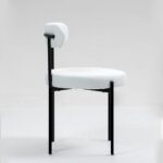 MCH Modern Round Dining Chairs Set of 4 – Upholstered Dining Room Chairs with Sturdy Metal Legs,Easy Assembly & Boucle Fabric for Kitchen,Living Room,and Bistro or Small Spaces - Image 5