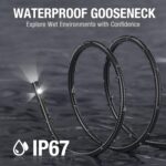 Triple Lens Borescope Inspection Camera, Teslong Professional Endoscope with Light, Digital Video Scope Camera, 5" IPS Screen, Waterproof Flexible Cable for Automotive/Home/Wall/Pipe/Car (16.5FT) - Image 6