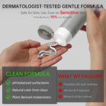 Gentle Exfoliating Face Wash for Deep Pore Cleanser and Blackhead Removal, Facial Cleanser for Oily Skin & Sensitive Skin, Double Cleansing Daily Facial Wash with Hyaluronic Acid + Glycerin, 3.52 Oz - Image 8