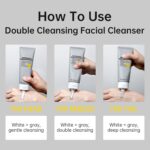 Gentle Exfoliating Face Wash for Deep Pore Cleanser and Blackhead Removal, Facial Cleanser for Oily Skin & Sensitive Skin, Double Cleansing Daily Facial Wash with Hyaluronic Acid + Glycerin, 3.52 Oz - Image 9