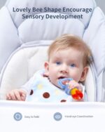 Silicone Baby Fruit Food Feeder (2 Pack) with Freezer Nibble Tray, Breastmilk Popsicle Molds for Baby Teething Relief, Silicone Feeder for Safe Infant Self Feeding, BPA Free, Dishwasher Safe, 3 Month+ - Image 5