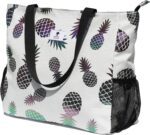 ESVAN LARGE BEACH BAG Water Resistant Lightweight 20 inch Women Oversize Tote Bag for Gym Beach Travel Pool Yoga Nurse - Image 10