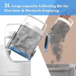 Neakasa by neabot P2 Pro Dog Grooming Kit, Dog Clippers Vacuum Suction 99% Hair, Pet Grooming with 5 Proven Tools, 2L Large-Capacity Easy Empty Dustbin for Dogs Cats Animals - Image 10