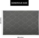 Cat Litter Mat, XL Super Size, Phthalate Free, Easy to Clean, 46x35 Inches, Durable, Soft on Paws, Large Litter Mat. - Image 5