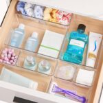 Vtopmart 44 PCS Clear Plastic Drawer Organizers Set, 4-Size Versatile Bathroom and Vanity Organizer Trays, Non-Slip Storage Containers for Makeup, Jewelries, Bedroom，Kitchen Utensils and Office - Image 8