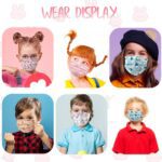 Rasav Kids Disposable Face Masks,3 Ply Kids Masks Disposable Breathable Colorful Cute Face Masks for Children, Girls & Boys - Image 7