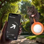 Smart Tracker | Bluetooth Luggage Tracker Works with Apple Find My (iOS Required), Keys Finder and Item Locator for Luggage, Backpack, Pets & Car | Replaceable Battery （Black） - Image 7