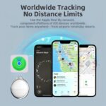 Smart Tracker | Bluetooth Luggage Tracker Works with Apple Find My (iOS Required), Keys Finder and Item Locator for Luggage, Backpack, Pets & Car | Replaceable Battery （Black） - Image 9