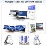 Redalf 15.6" Laptop Screen Extender, 1080P FHD Triple Portable Laptop Monitor Extender,Detachable Screen Travel Monitor for 13"-17.3" Laptops (Mac/Wins/Chrome/Dex) - Image 4