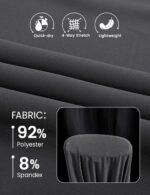 Rdruko Men's Casual Pants Lightweight Quick Dry Hiking Running Workout Outdoor Sports Sweat Pants - Image 5