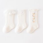 Baby Knee High Socks Non Slip Grip Ankle Socks Ruffled Long Stockings for Infants Toddlers Kids Boys Girls Spring - Image 5