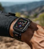 ULTIMAL Metal Case Compatible with Apple Watch Series 6/5/4/SE/SE2 44mm with Back Cover, Military Grade Shockproof Protective Case, Rugged Cover for iWatch 44mm (Black) - Image 8