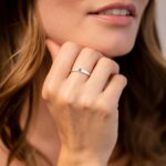 KAERUN Initial Rings for Women Non Tarnish 14K Silver Plated Cute Stackable Initial Letter Ring Dainty Thin Capital A-Z Thumb Rings Pinky Alphabet Ring Jewelry Gifts Size 6 7 8 9 10 - Image 3