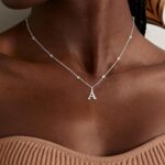 Initial Necklaces for Women Dainty Gold Letter Pendant Necklace 14k Gold Plated A-Z Name Necklaces Cute Charm Choker Necklace Fashion Accessories Non Tarnish Trendy Jewelry Gift - Image 7