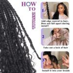 Human Braiding Hair For Boho Braids Deep Water Wave Human Bulk Hair for Braiding 12A Brazilian Virgin Human Hair Extensions for Boho Braids 3 Bundles/Pack 110g Auburn Ginger 14inch - Image 6