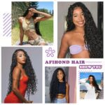 Human Braiding Hair For Boho Braids Deep Water Wave Human Bulk Hair for Braiding 12A Brazilian Virgin Human Hair Extensions for Boho Braids 3 Bundles/Pack 110g Auburn Ginger 14inch - Image 7