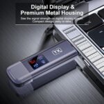 TTQ Wireless HDMI Transmitter and Receiver, TTQ Wireless HDMI Extender 4K Supported, Metal Housing, LED Display, 100FT Range, 2.4G&5G, for PC/Laptop/Camera/HDTV/Projector/TV Box - Image 4