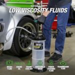 OEMTOOLS 24389 Manual Fluid Extractor Pump, 1.4 Gallon (5.3L) Oil Extractor Pump Capacity, Use for Oil, Coolant, and Transmission Fluid, 2 Dipstick Adapters, 5ft Hose - Image 7