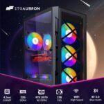 STGAubron Gaming PC Desktop, GeForce RTX 2070 8G Graphics, Intel Core i5-10400F up to 4.3G, 32G DDR4, 2T SSD, WiFi, BT 5.0, RGB Fan x6, RGB BT Sound Bar & Gaming Mic, Windows 11 Home - Image 4