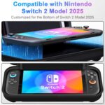 daydayup Switch Carrying Case Compatible with Nintendo Switch 2, with 24 Games Cartridges Protective Hard Shell Travel Carrying Case Pouch for Console & Accessories wii case - Image 3