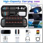 daydayup Switch Carrying Case Compatible with Nintendo Switch 2, with 24 Games Cartridges Protective Hard Shell Travel Carrying Case Pouch for Console & Accessories wii case - Image 6