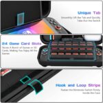 daydayup Switch Carrying Case Compatible with Nintendo Switch 2, with 24 Games Cartridges Protective Hard Shell Travel Carrying Case Pouch for Console & Accessories wii case - Image 7