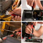 Tool Set with Drill, 108Pcs Cordless Drill Household Power Tools Set with 16.8V Lithium Driver Claw Hammer Wrenches Pliers DIY Accessories Tool Kit - Image 9