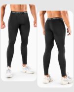 Niksa 1/3 Pack Men's Compression Pants, Performance Athletic Sports Leggings Gym Tights for Running Yoga Workout Sports - Image 3