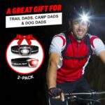 GearLight 2Pack LED Headlamp - Outdoor Camping Head Lamps with Adjustable Headband - Lightweight Battery Powered Bright Flashlight Headlight with 7 Modes and Pivotable Head and Red Light - Image 4