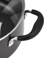 Amazon Basics Hard Anodized Non-Stick 12-Piece Cookware Set, Black - Pots, Pans and Utensils - Image 6