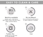 PureFit Reversible Quilted Sofa Cover, Water Resistant Slipcover Furniture Protector, Washable Couch Cover with Non Slip and Elastic Straps for Kids, Dogs, Pets (Sofa, Gray/Light Gray) - Image 8