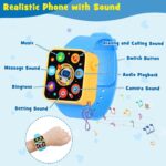 Play Purse for Little Boys Ages 3-6, My First Wallet Toy with Waist Bag, Dinosaur Wallet, Sunglasses, Smartphone, Smartwatch, Car Keys, Life Cards and Fake Money - Image 4