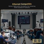 NexiGo PTZ Camera 20X Optical Zoom with PoE HDMI/3G-SDI/USB/LAN IP Streaming Outputs, Auto AI Tracking for Video Conferencing Live Streaming Meeting Church Services Worship Skype Zoom Teams OBS - Image 5