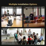 NexiGo PTZ Camera 20X Optical Zoom with PoE HDMI/3G-SDI/USB/LAN IP Streaming Outputs, Auto AI Tracking for Video Conferencing Live Streaming Meeting Church Services Worship Skype Zoom Teams OBS - Image 8