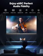 Snowkids 8K HDMI Cable 2.1 15FT 2-Pack, 48Gbps 4K Ultra High Speed Cord (8K@60Hz 7680x4320, 4K@120Hz) eARC HDR10 HDCP 2.2 & 2.3 3D, Compatible for PS-5/PS-4/X-Box/TV (Black) - Image 7