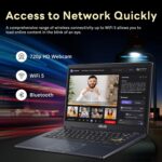ASUS 14" FHD Laptop, Intel Pentium N6000 Processor, 4GB RAM, 224GB Storage(64GB eMMC+160GB Docking Station Set), Intel UHD Graphics, Webcam, Bluetooth, Win 11, Star Black - Image 6
