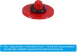 PATIKIL Camera Shutter Button, 4 Pack Soft Shutter Release Button Pure Copper Camera Button Convex Suitable for Nikon for Fujifilm for Leica DSLR/SLR Camera, Red - Image 5