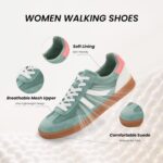 Rosella Carlie Womens Sneakers - Women's Fashion Sneakers with Removable Insole - Stylish and Lightweight Spring Shoes for Women Casual Non-Slip Lace-Up Walking Footwear - Image 3