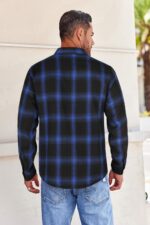 COOFANDY Mens Flannel Shirts Long Sleeve Button Down Shirt with Pocket Casual Shirts Work Shirts for Men - Image 7
