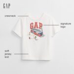 GAP Baby Boys' Short Sleeve Logo T-Shirt - Image 3